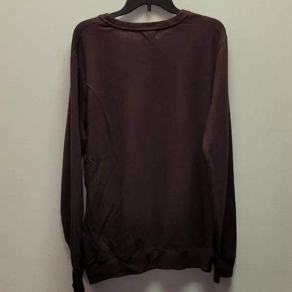 A.P.C. Burgandy Pull over Sweater Sweatshirt
